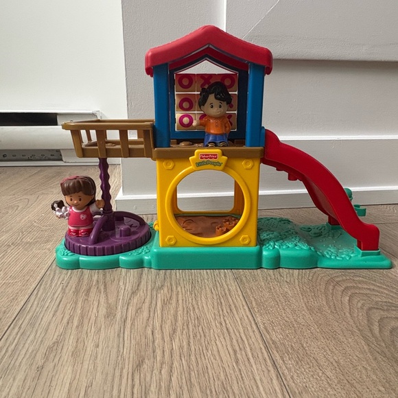 Fisher-Price Little People Playground Slide Set w Figures – 2003 - Picture 4 of 5